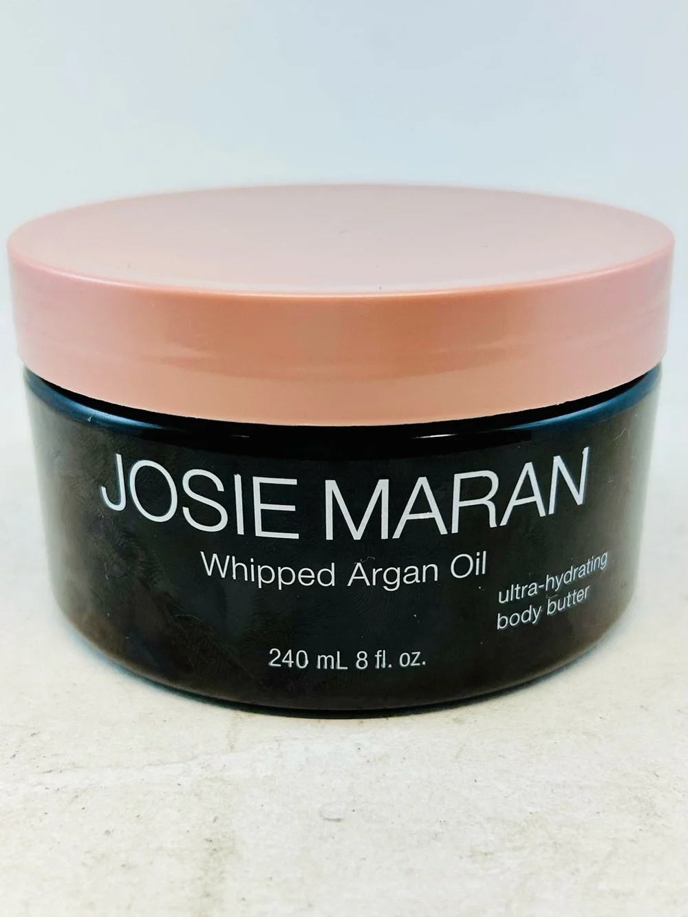 Josie Maran Whipped Argan Oil Body Butter Peppermint Bark NEW SEALED- 8 Oz Rare!